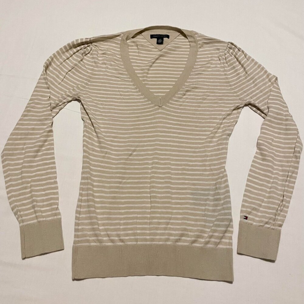 Tommy Hilfiger Girls Vneck Sweater Size Large